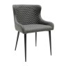 Classic Furniture Gibralta - Dining Chair (Slate Grey Faux Leather)