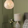 Laura Ashley Laura Ashley - Confetti Easy Fit Pendant (White Art Glass and Polished Chrome)