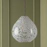 Laura Ashley Laura Ashley - Confetti Easy Fit Pendant (White Art Glass and Polished Chrome)