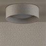 Laura Ashley Laura Ashley - Bacall 2lt Flush Silver Linen Shade