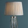 Laura Ashley Laura Ashley - Beckworth Small Table Lamp Polished Nickel Glass Base Only