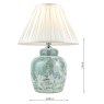 Laura Ashley Laura Ashley - Elizabeth Ceramic Table Lamp With Bird Print Design Base Only