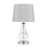 Laura Ashley Laura Ashley - Humby Touch Table Lamp (Crystal Polished Nickel With Shade)