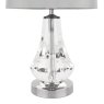 Laura Ashley Laura Ashley - Humby Touch Table Lamp (Crystal Polished Nickel With Shade)