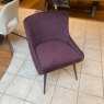 Furniture Link Malmo - Dining Chair (Mulberry Fabric)