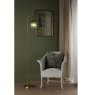 Dar Lighting Dar - Idra Floor Lamp Aged Bronze and Green Ribbed Glass