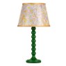 Dar Lighting Dar - Spool Table Lamp Green Base