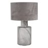 Dar Lighting Dar - Wanda Table Lamp Smoked Black Glass