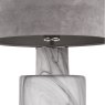 Dar Lighting Dar - Wanda Table Lamp Smoked Black Glass