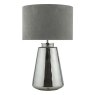 Dar Lighting Dar - Wycliffe Table Lamp (Smoked Glass)