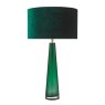 Dar Lighting Dar - Samara Table Lamp Green Glass With Shade