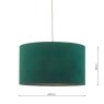 Dar Lighting Dar - Akavia Easy Fit Pendant (Green)